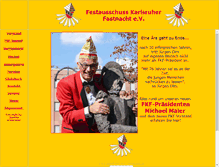 Tablet Screenshot of karlsruher-festausschuss.de